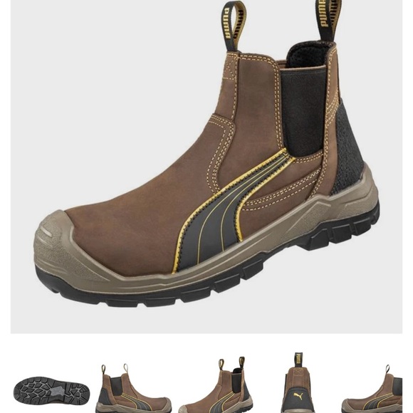 Men's Puma Safety Tanami Mid Composite Toe Waterproof Boots $79 Men’s Size 11W - Picture 9 of 14
